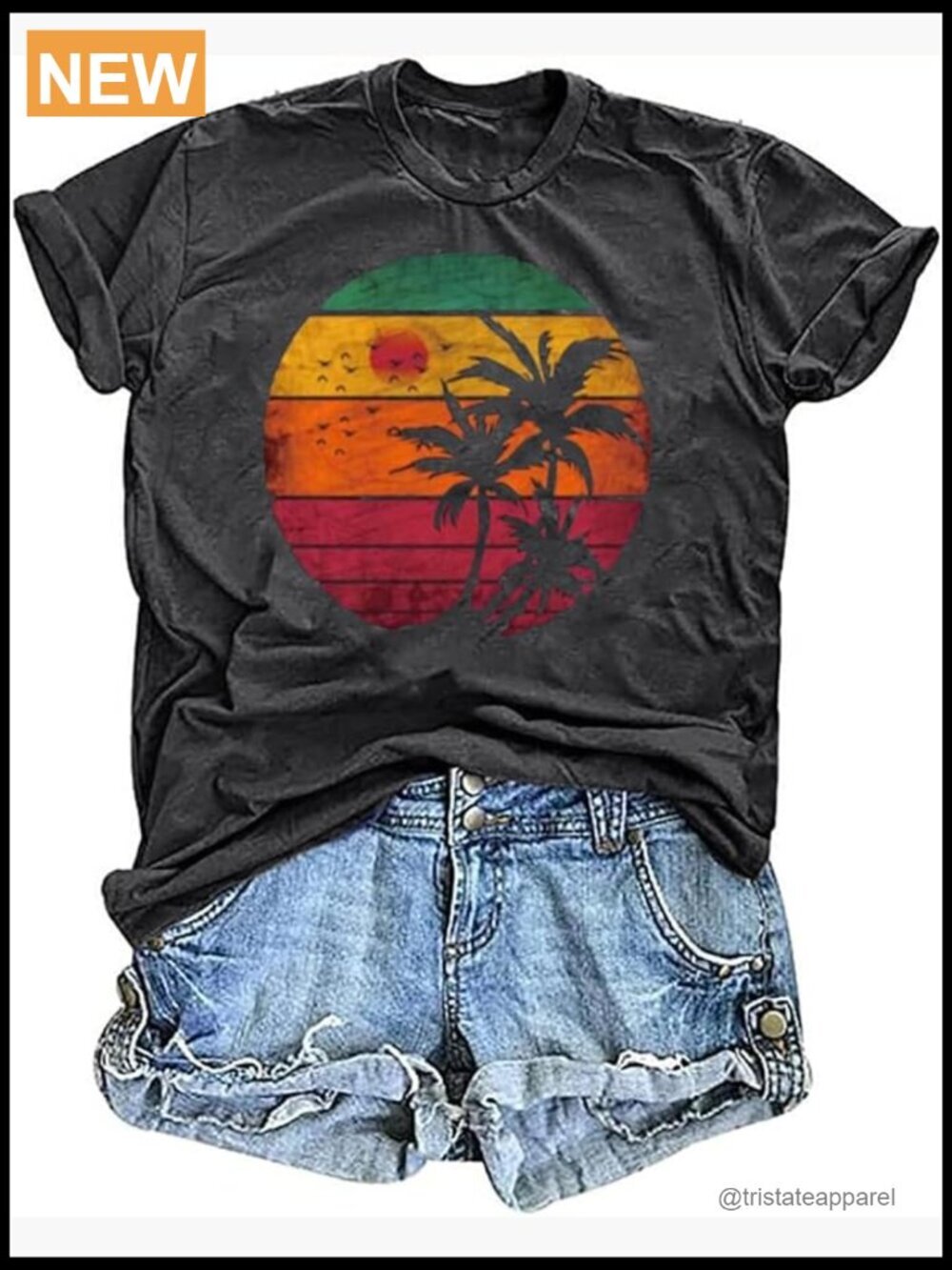 Vintage Floral T Shirt Boho Wildflower Graphic Loose Short Sleeve Casual Top